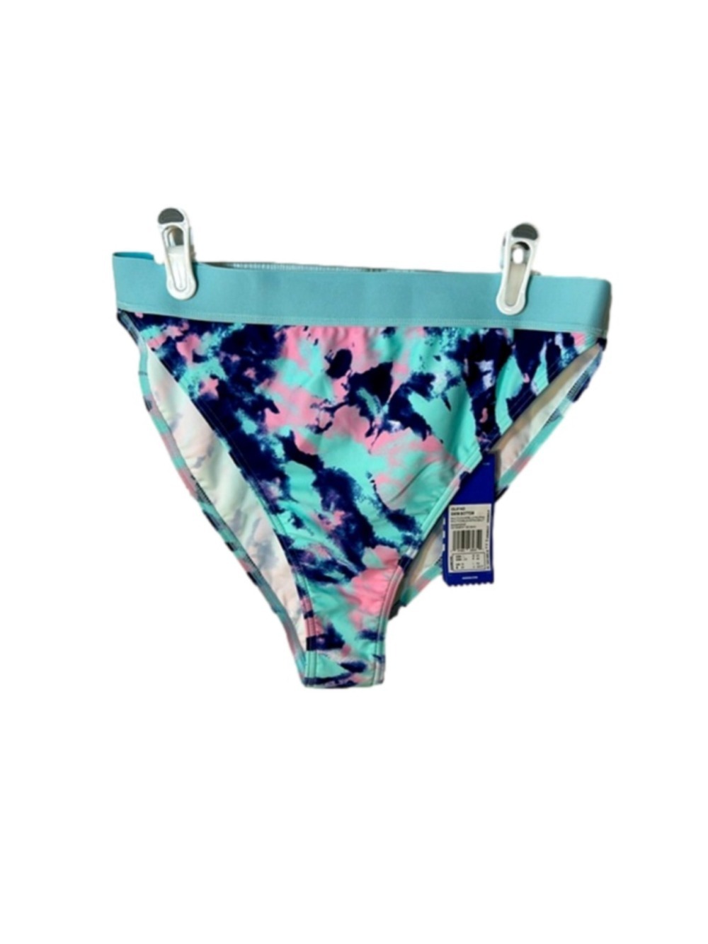 Adidas Large High Waisted Tie Dye Swim Bottoms NWT